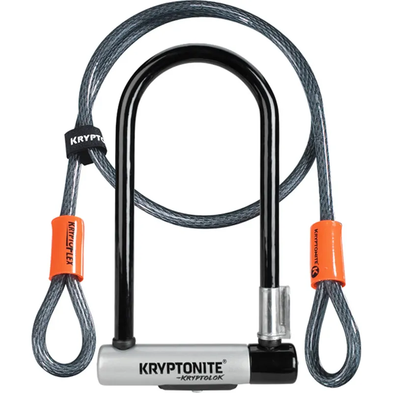 LOCK Krypto STD/Flex Twinpack Black/Silver standard with 4 ft kryptofl