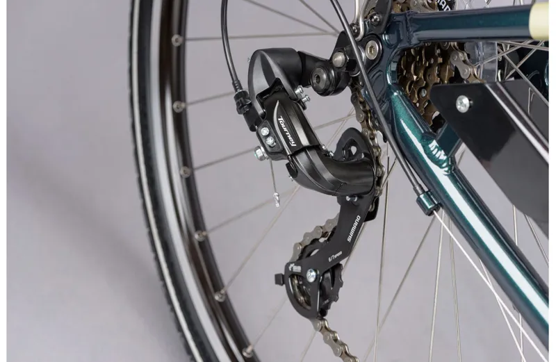 2021 Ridgeback Avenida 6 Hybrid Bike in Green-8